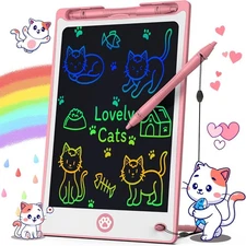 Hockvill LCD Writing Tablet for Kids 8.8 Inch, Toys for Girls Boys Drawing Pad f