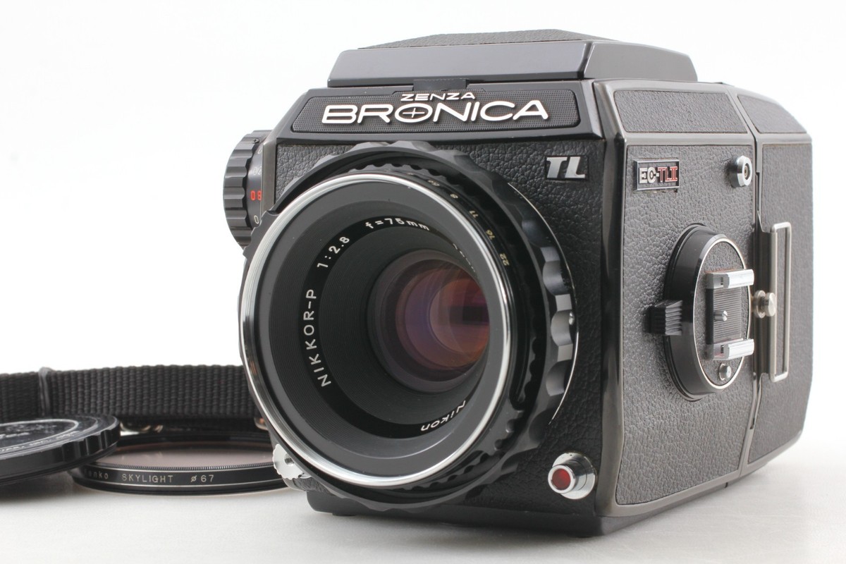 ✧美品✧ZENZA BRONICA EC + Nikkor-P75mm F2.8 CLA'd [ NEAR MINT ] Zenza Bronica EC-TL II Camera Nikkor-P 75mm f