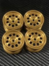  Vintage Tamiya Celica Gr B Porsche 959 alloy wheels set rim GOLD colors