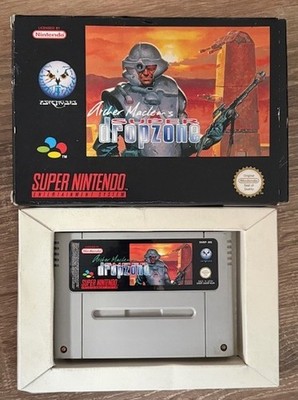 Archer Maclean's Super Dropzone Nintendo SNES PAL mit Karton & Anleitung