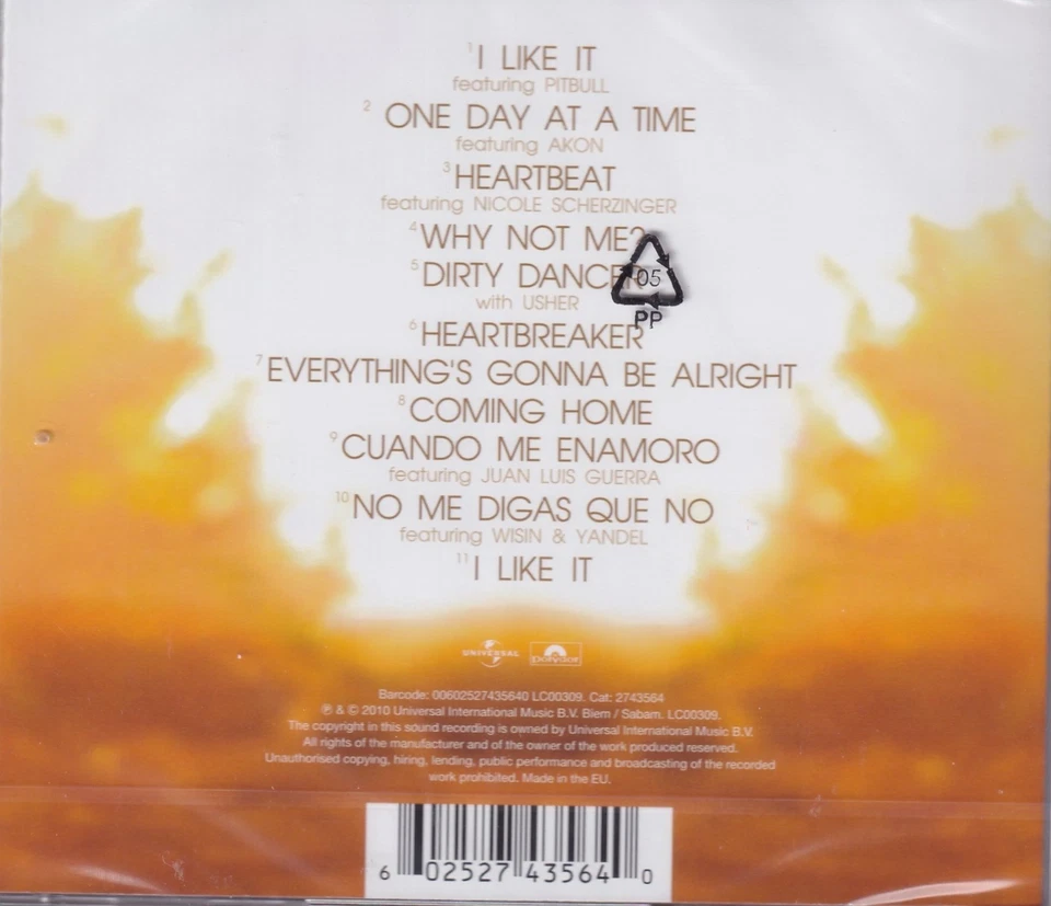 Enrique Iglesias CD Euphoria Album mit 11 tollen Songs NEU OVP Sealed #T2073 - Bild 2 von 3