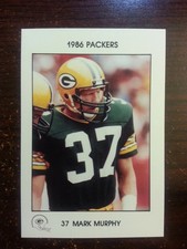 1986 Green Bay Packers Police Football Cards - You Pick your Cards