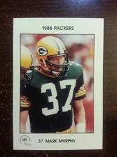 1986 Green Bay Packers Police Football Cards - You Pick your Cards