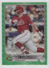 2022 Topps Chrome Green Wave Refractor 72/99 Trey Amburgey #61 0ws1