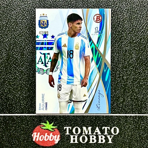 TOPPS LINEAGE TEAM SET 2023-24 BRIAN AGUIRRE RC /99 AQUA TANGO ARGENTINA