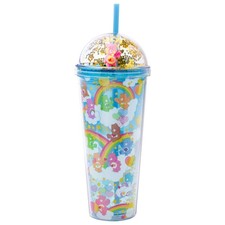 Travel Tumbler 24oz Dome Top Care Bears Rainb...