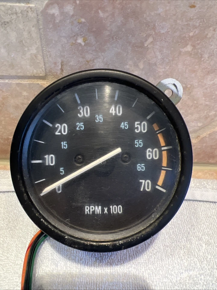 Jeep Wrangler YJ 1987-1991 OEM Fábrica 6 Cilindros Tacómetro Calibre RPM Tablero Foto 2 de 4