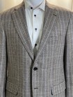 HOUSE OF CARRINGTON Men’s 100% Wool Multicolored 2-Button Plaid Sportcoat SZ 42R — photo 4