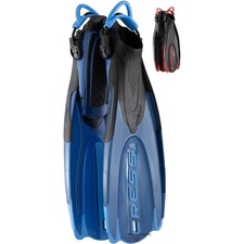 Cressi Maui Short Adjustable Open Heel Fins Blue/Azure S/M Ca155238