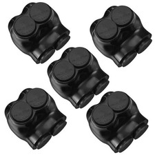 Pcs Insulated Multi Cable Connectors 2 Port Single Entry 5 3/0-6AWG Wire Range
