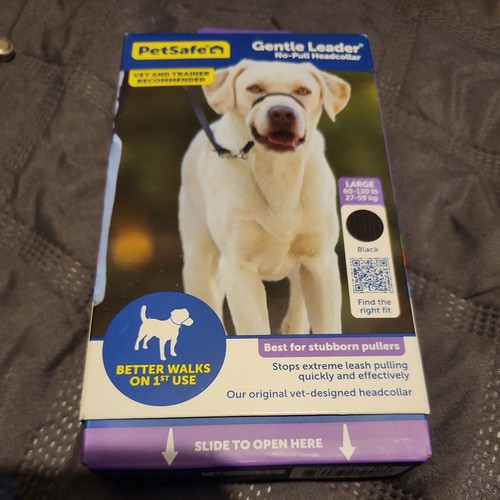 PetSafe Gentle Leader Quick Release Head Collar for Dogs - Large black