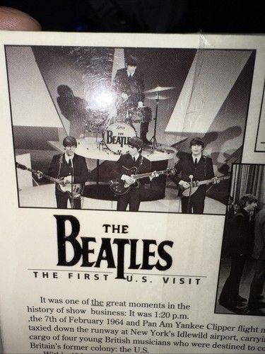 NEW SEALED! The BEATLES First U.S. Visit VHS 1990 apple corps ltd HIFI mono - Picture 9 of 15