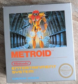 Sammlerzustand ! Metroid Small Box Nintendo NES Spiel Entertainment System 