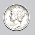 1924 Mercury Dime Unc/AU full bands