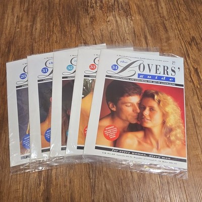 x5 Vintage The Lovers  Guide Adult Magazines Marshall Cavendish, New and Sealed