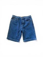 St ssy Big Ol' Y2K Jean Denim Shorts -Medium Stone Wash Size 32 Baggy Fit