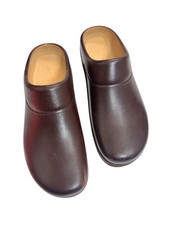 Preowned Klogs Footwear Women's Brown Maxum Slip Resistant Non Marking Sz 9 Med