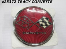 1975-1976 Corvette GM 358738 Used USA Made Front Sunburst Nose Emblem Cloisonne