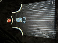 Nike Chicago Sky Reese #5 Basketball Jersey Black Blue Gold Sport Youth XL