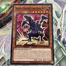 Double-Headed Dino King Rex DUNE-EN007 Duelist Nexus 1st Edition NP