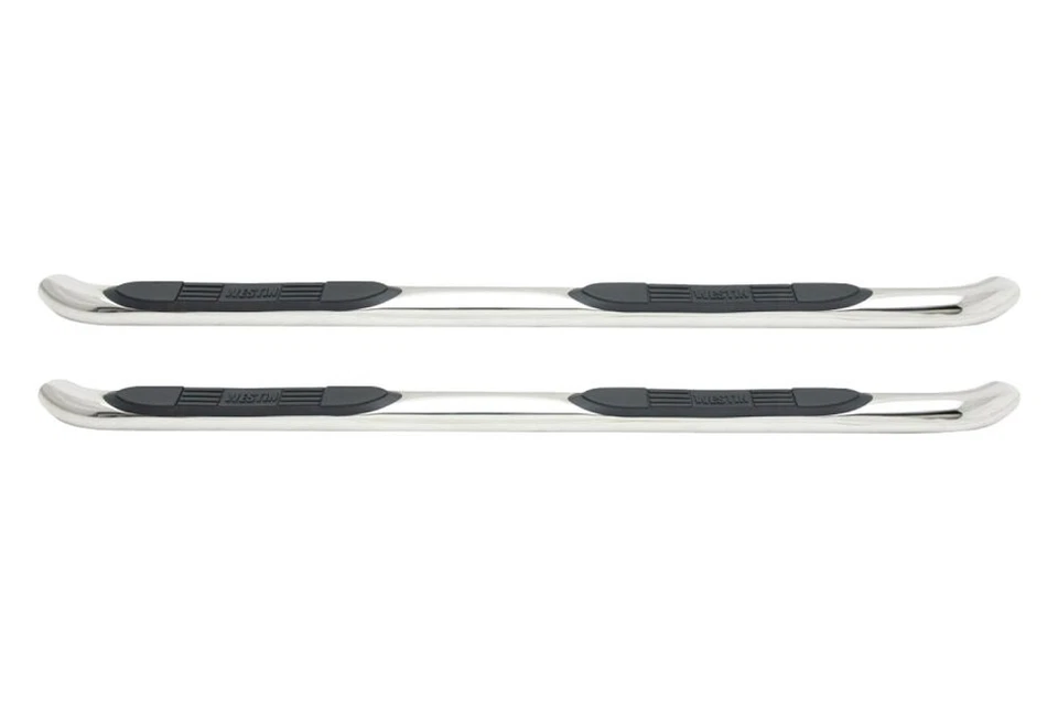 For Toyota Tacoma 05-23 Westin 3" E-Series Cab Length Polished Round Step Bars Foto 3 de 4