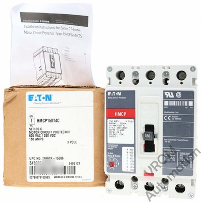 Surplus Eaton HMCP150T4C 3 Phase Circuit Breaker
