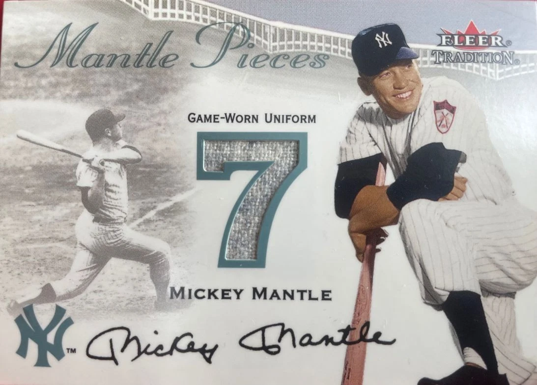 Fleer Mickey Mantle Baseball Sports Trading Cards & Accessories