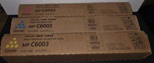 Ricoh MP C6003 Toner Cartridge Yellow Magenta Cyan FREE SHIP TARIFF FREE