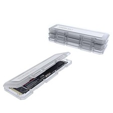 4-Pack NVMe Case Protective Box for M.2 2280 SSD Portable with Anti-Static,Sh...