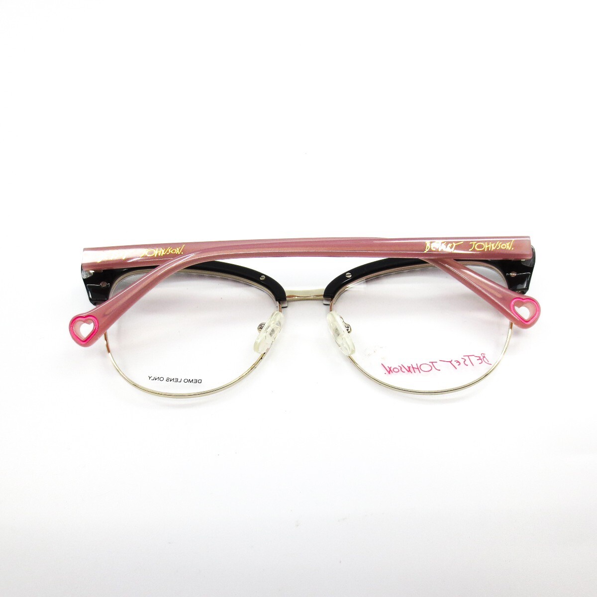 Betsey Johnson Punch eyeglasses Women’s 53-15-135 tortoise shell brown & pink Betsey Johnson Punch PNK Eyeglasses Women main image 4