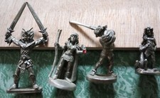 1980s Vintage Dungeons  Dragons Rare Miniatures D D Lot Figures Partha Pewter