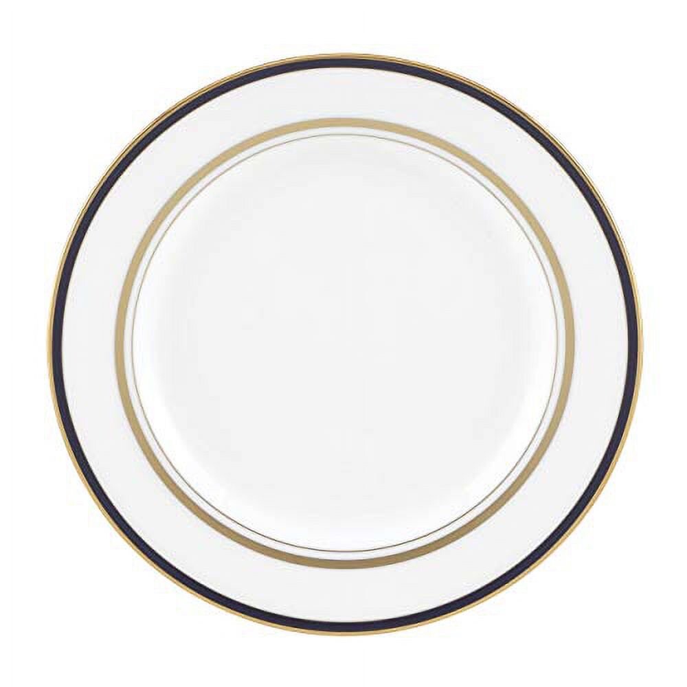 Kate Spade Library Lane Navy Bread And Butter Plates By Lenox NWOT USA