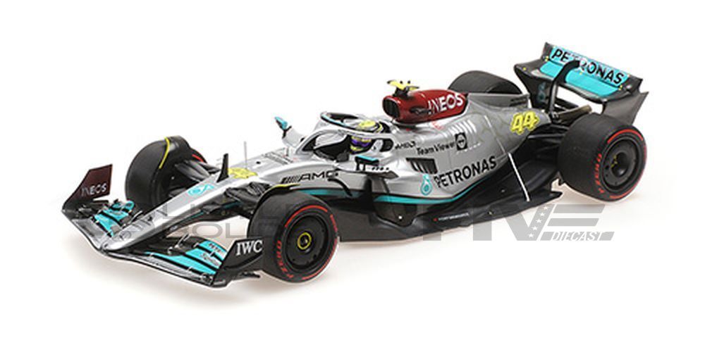 Mercedes AMG W13 E Lewis Hamilton #44 2nd French GP 2022 S8542 Spark 1/43 F1