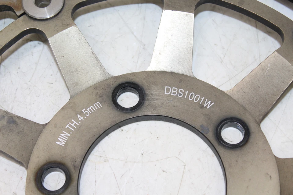 Discos de rotores de freio dianteiro esquerdo direito Suzuki Sv650 2001 - Imagem 3 de 4