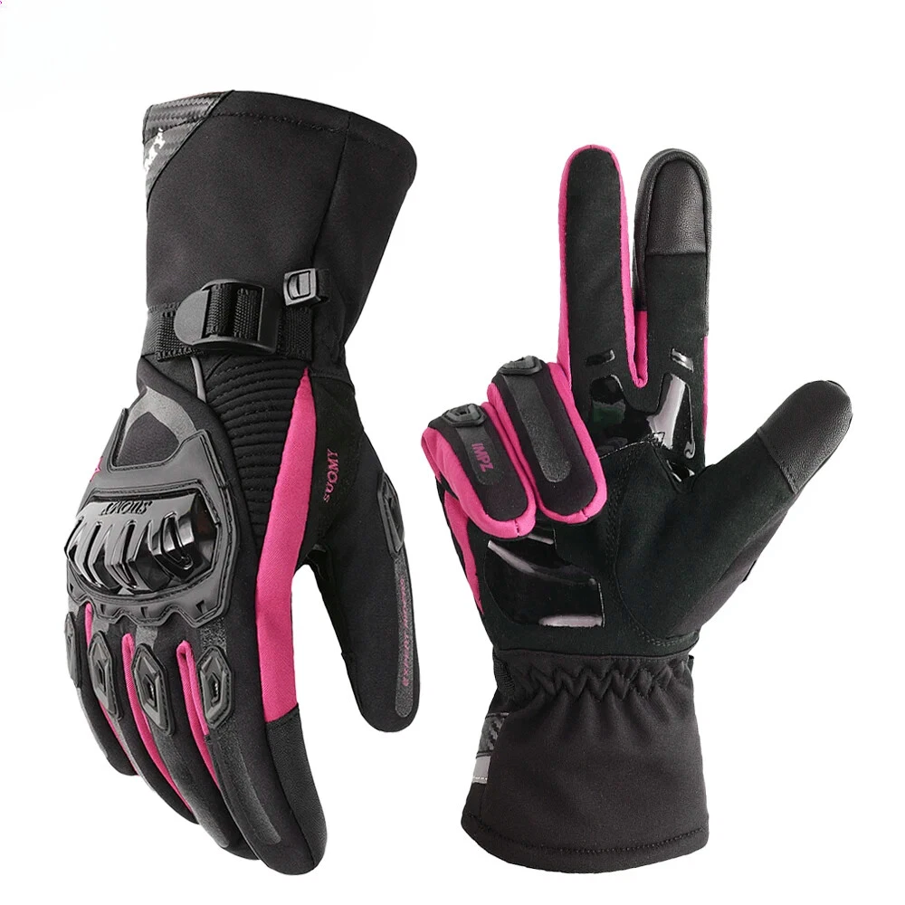 Winter Warm Motorcycle Gloves Windproof Waterproof Motorbike Riding Gloves New