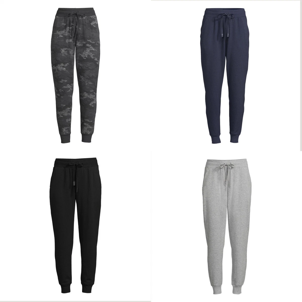 New Athletic Works Women's Soft Joggers w/Side Pockets Various Colors/Sizes