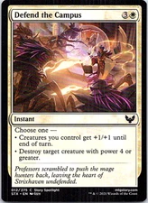 Defend The Campus Magic The Gathering Strixhaven: School Of Mages Light Play