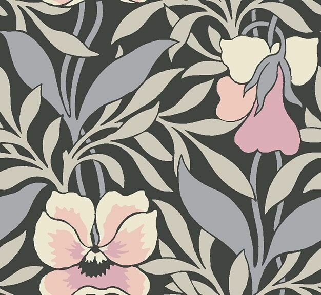 Fat Quarter Liberty Harriet's Pansy Pink Cotton Quilting Sewing Fabric