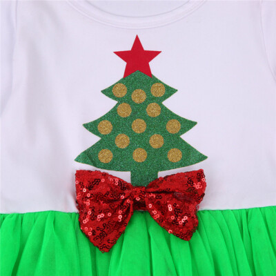 christmas tree tutu dress Burgundy Christmas Tree Tutu Dress 3XS-6-12 Months