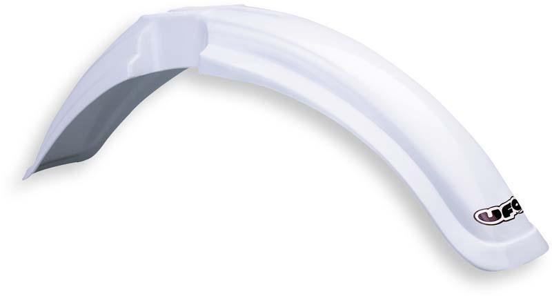 Garde-boue avant UFO blanc carénage moto cross tout-terrain 125 250 500 cc