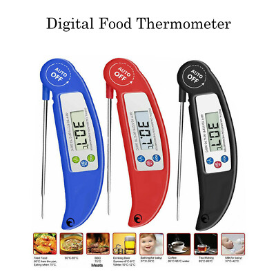 Digitales Lebensmittel Thermometer Sonde Kochen Fleisch Temperatur BBQ Küche Truthahn Marmelade