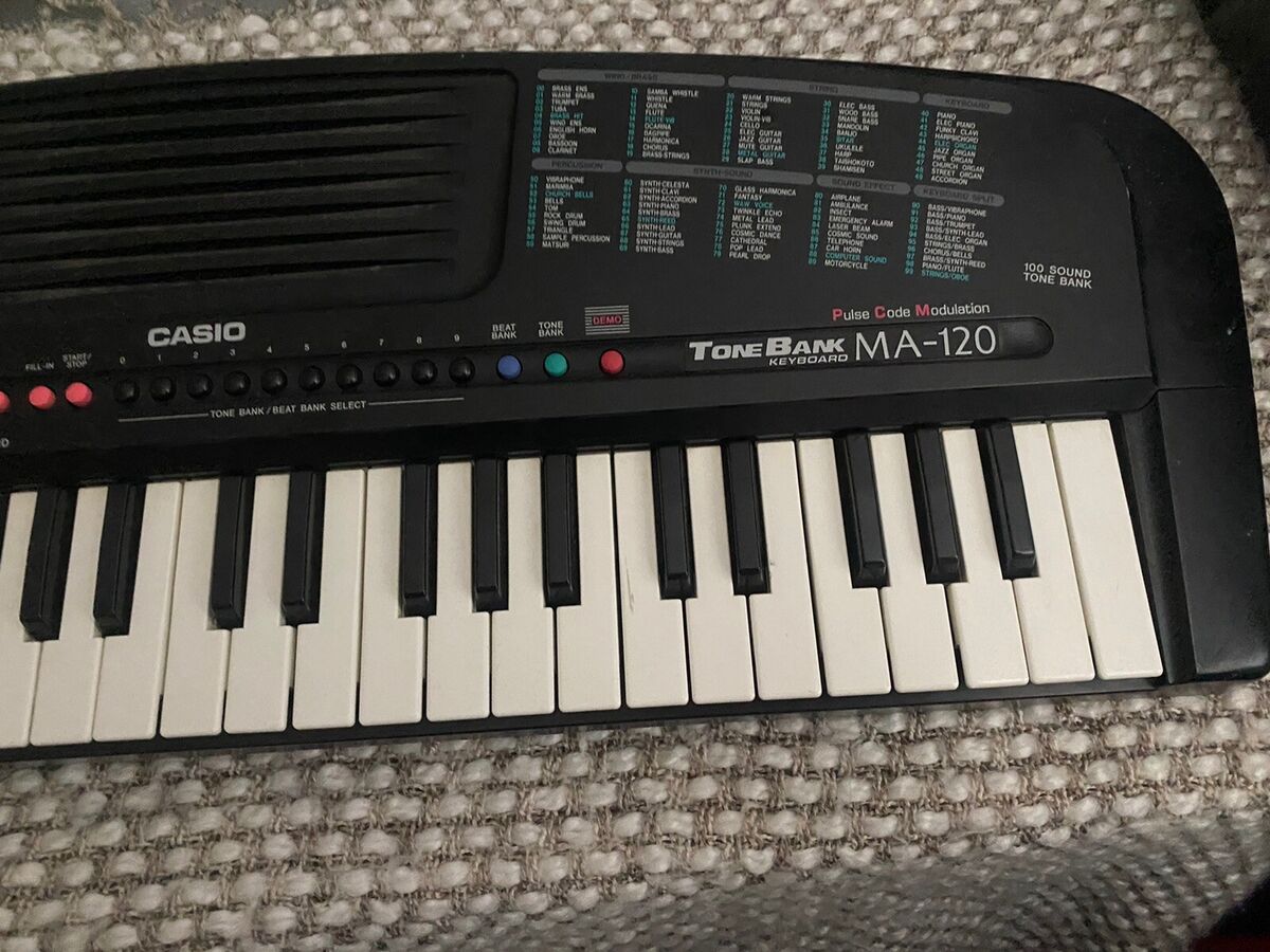 Casio MA-120 Electronic Keyboard Tested And Works. | eBay Casio MA-120 Electronic Keyboard Tested And Works. | eBay