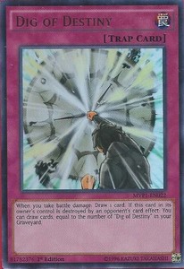 Dig of Destiny - MVP1-EN022 - Ultra Rare - 1st Edition x3 - Near Mint