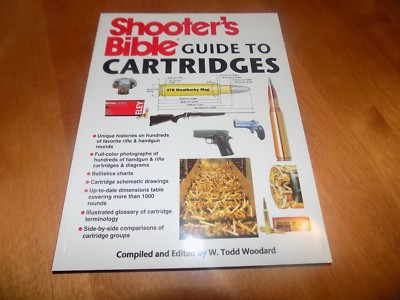 150 Rounds Book SHOOTER'S BIBLE GUIDE TO CARTRIDGES Cartridge Ammo Calibers Ammunition ...