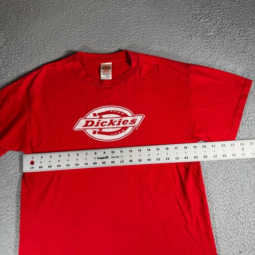 Dickies T Shirt Mens Medium Red Short Sleeve Graphic Tee Casual - Picture 5 of 7