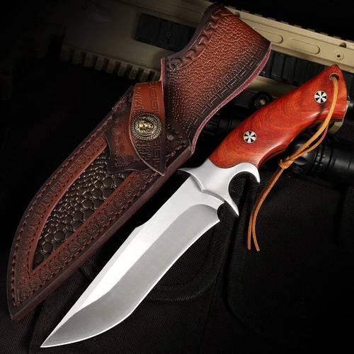 Hunting Knife Fixed Blade M390 Knife Camping Military Outdoor Survival - Picture 7 of 9