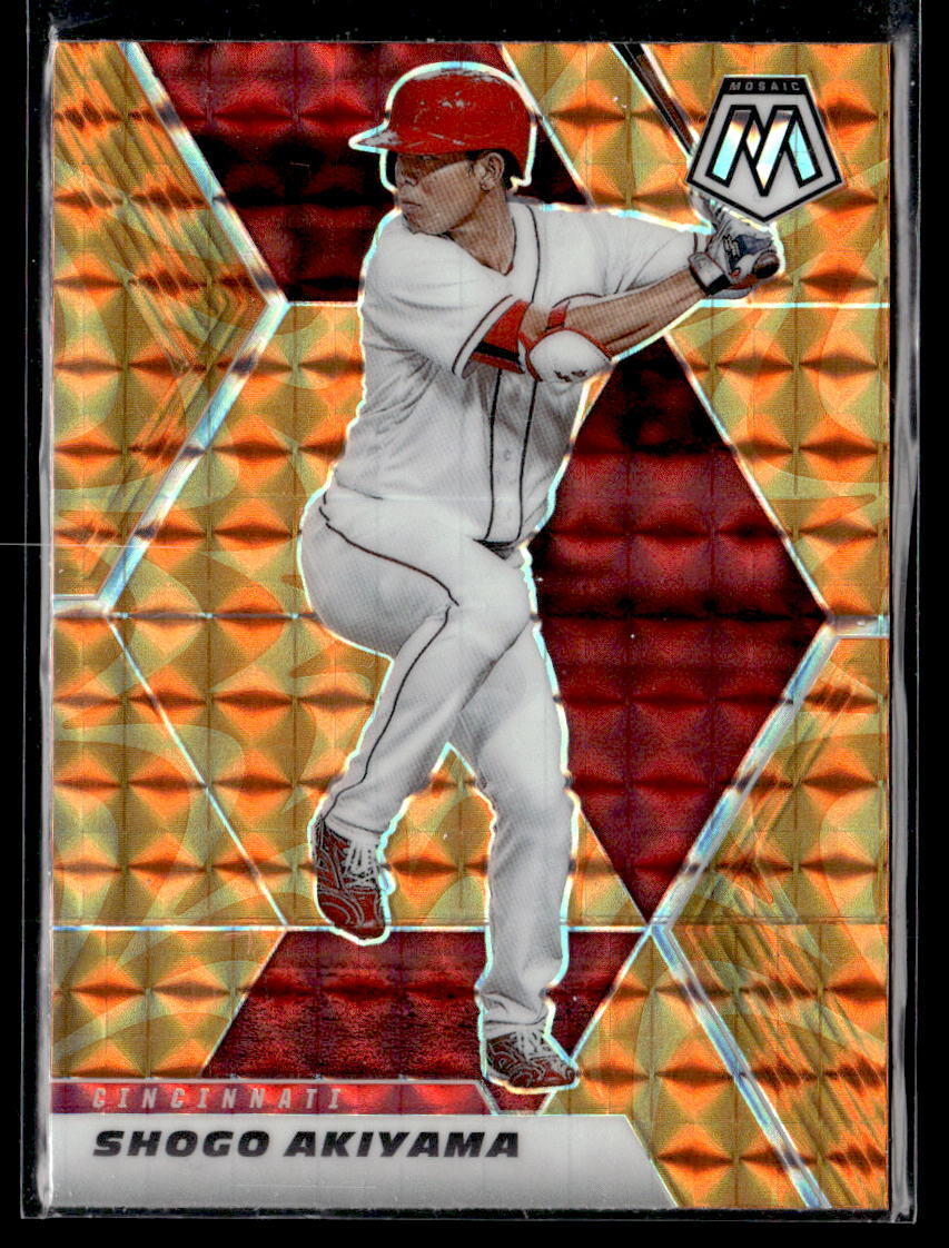Shogo Akiyama - 2021 Panini Mosaic Reactive Orange #177 Cincinnati