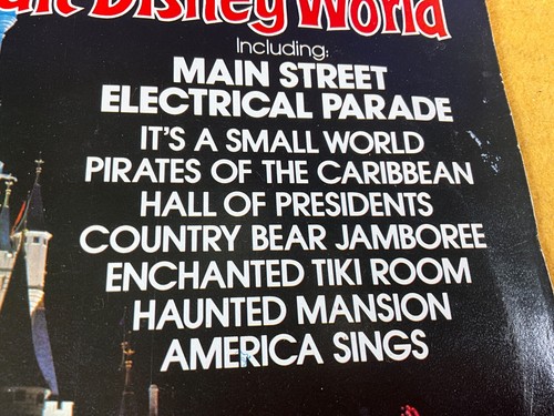V5-96 DISNEYLAND / WALT DISNEY WORLD Official Album RECORD CHILDREN / SOUNDTRACK - Picture 2 of 9