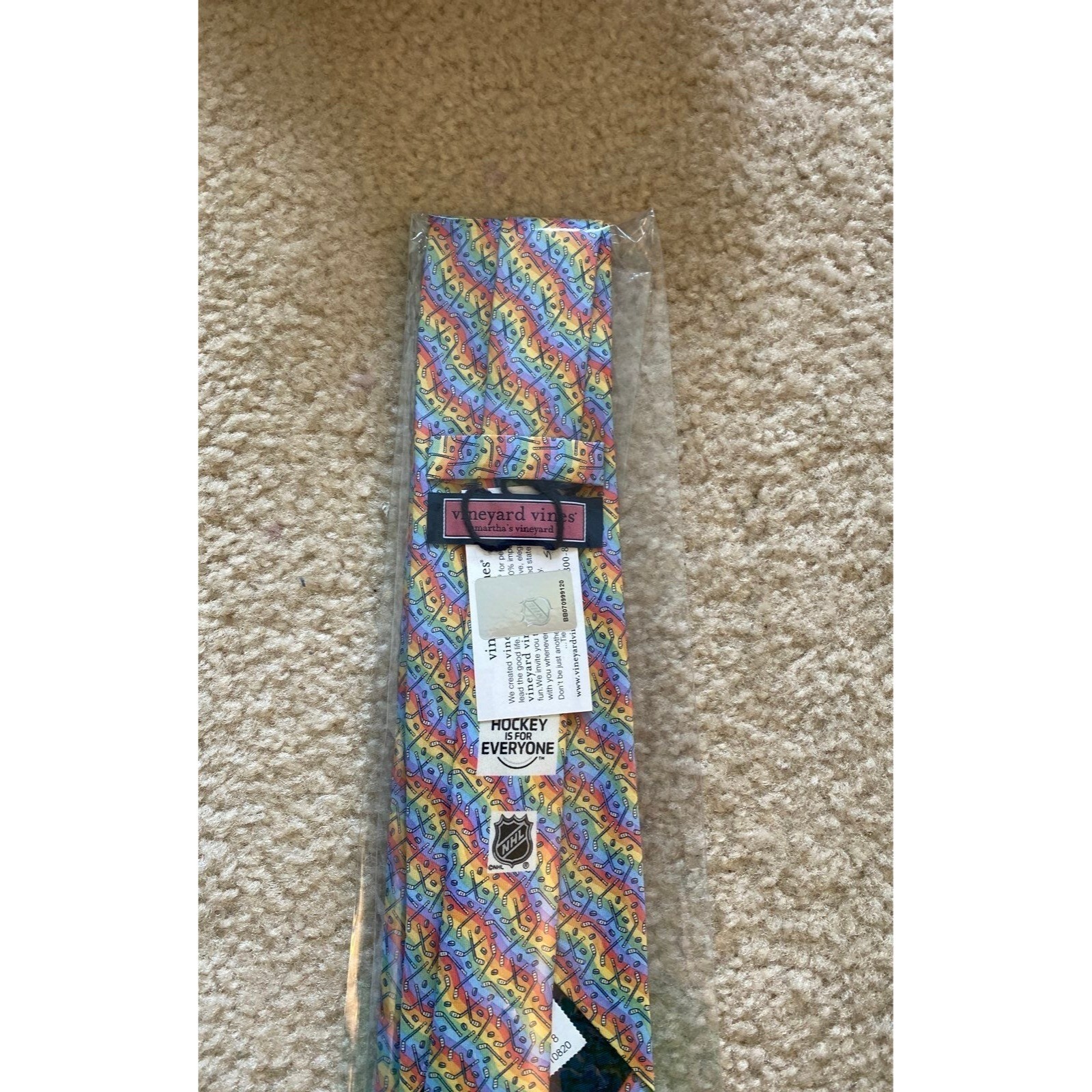 Vineyard Vines Hockey is For Everyone NHL Pride Tie eBay