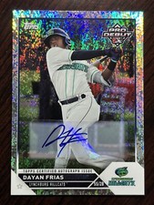 2023 Topps Pro Debut Dayan Frias Sparkle Foil Parallel Auto #/199 Autograph
